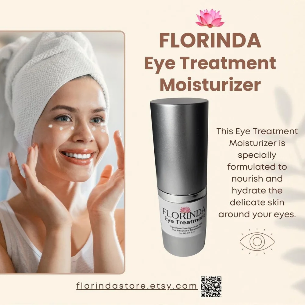 Florinda Beauty Eye Treatment Moisturizer 0.5oz